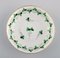 Herend Green Clover Coffee Service for Three People in Hand-Painted Porcelain, Set of 11, Image 8