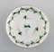 Herend Green Clover Coffee Service for Three People in Hand-Painted Porcelain, Set of 11, Immagine 8