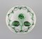 Herend Green Clover Coffee Service for Three People in Hand-Painted Porcelain, Set of 11, Imagen 4