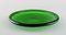 Luna Plates in Green Art Glass by Kaj Franck 1911-1989 for Nuutajärvi, Set of 6 3