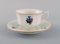 Royal Copenhagen Light Saxon Flower Coffee Cups with Saucers and Tray, Set of 5, Image 4