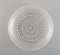 Kastehelmi Plates in Clear Glass Art by Oiva Toikka for Arabia, Set of 5 2