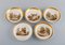 Antique Empire Tea Service for Five People in Porcelain, 1831, Set of 12 2