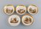 Antique Empire Tea Service for Five People in Porcelain, 1831, Set of 12, Immagine 2