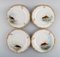 Antique Pirkenhammer Porcelain Dinner Plates with Hand-Painted Fish, Set of 12 4