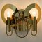 Brass and Glass Wall Sconces by Gaetano Sciolari, 1970s, Set of 2, Imagen 14