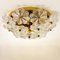 Glass and Brass Floral Wall Lights from Ernst Palme, 1970s, Set of 2, Imagen 9