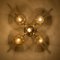 Brass and Glass Light Fixtures in the Style of Jakobsson, 1960s 10