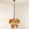 Murano Chandelier in Orange Clear Glass from Mazzega, 1960s, Image 8