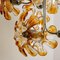 Murano Chandelier in Orange Clear Glass from Mazzega, 1960s, Image 10