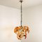 Murano Chandelier in Orange Clear Glass from Mazzega, 1960s, Image 2