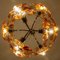 Murano Chandelier in Orange Clear Glass from Mazzega, 1960s, Image 14