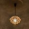 Amber Bubble Glass Pendant Light Fixtures by Helena Tynell, 1960s, Set of 6 14