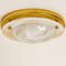 Brass and Blown Murano Glass Wall Light or Flush Mount, 1960s, Immagine 9