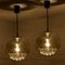 Smoked Golden/Brown Pendant Lights by Peill and Putzler, 1960s, Set of 2 12