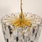 Palazzo Pendant Lights in Gilt Brass and Glass, Set of 2, Imagen 3