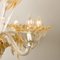 Large Venetian Chandelier in Gilded Murano Glass by Barovier, 1950s, Image 13