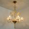 Large Venetian Chandelier in Gilded Murano Glass by Barovier, 1950s, Image 5