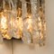 Ice Glass Wall Sconce with Brass Tone from J. T. Kalmar 7