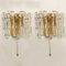 Ice Glass Wall Sconce with Brass Tone from J. T. Kalmar 3