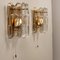 Palazzo Light Fixtures in Gilt Brass and Glass by J. T. Kalmar, 1970s, Set of 7, Image 12