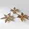 Willy Daro Style Brass Flowers Wall Light, Image 10