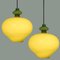 Green Glass Pendant Lights by Hans-Agne Jakobsson for Staff, 1960, Set of 2 3
