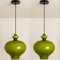 Green Glass Pendant Lights by Hans-Agne Jakobsson for Staff, 1960, Set of 2, Imagen 14