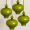 Green Glass Pendant Lights by Hans-Agne Jakobsson for Staff, 1960, Set of 2 7