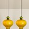 Green Glass Pendant Lights by Hans-Agne Jakobsson for Staff, 1960, Set of 2 12