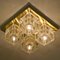 Wall Light in Brass and Glass from Peill & Putzler, 1970s 2