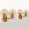 Large Gold-Plated Glass Wall Light in the Style of Brotto, Italy, Imagen 11