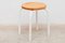Tubax Stacking Stools with Pine Seats, 1950s, Set of 4, Image 5