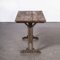 Cast Base French Metal Dining Table, 1930s, Image 3