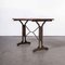 Cast Base French Metal Dining Table, 1930s 10