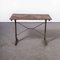 Cast Base French Metal Dining Table, 1930s, Image 1