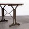 Cast Base French Metal Dining Table, 1930s 7
