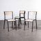 French Stacking Mullca Dining Chairs, 1970s, Set of 4 3