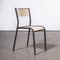 French Stacking Mullca Dining Chairs, 1970s, Set of 4 1