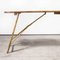 Heavy Duty French Army Trestle Dining Table, 1960s 8