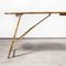 Heavy Duty French Army Trestle Dining Table, 1960s, Immagine 8