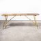 Heavy Duty French Army Trestle Dining Table, 1960s 5