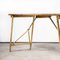 Heavy Duty French Army Trestle Dining Table, 1960s 9