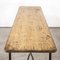 Heavy Duty French Army Trestle Dining Table, 1960s 4