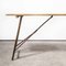 Heavy Duty French Army Trestle Dining Table, 1960s, Image 7