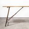 Heavy Duty French Army Trestle Dining Table, 1960s, Immagine 7