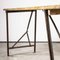 Heavy Duty French Army Trestle Dining Table, 1960s 3