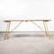 Heavy Duty French Army Trestle Dining Table, 1960s 8