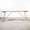 Heavy Duty French Army Trestle Dining Table, 1960s, Immagine 8