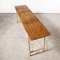 Heavy Duty French Army Trestle Dining Table, 1960s 5